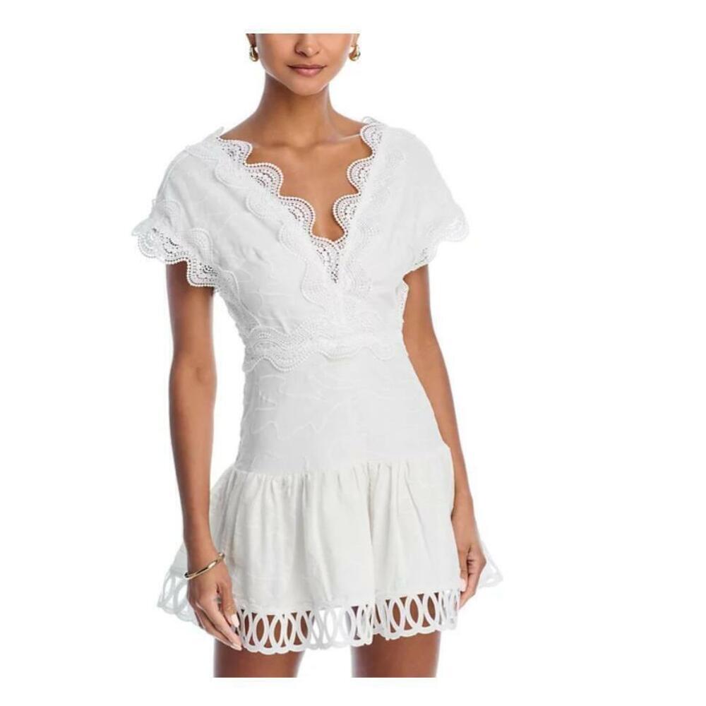 Waimari Women's White Moonlite Mini Dress XS NWT RTL: $395.00